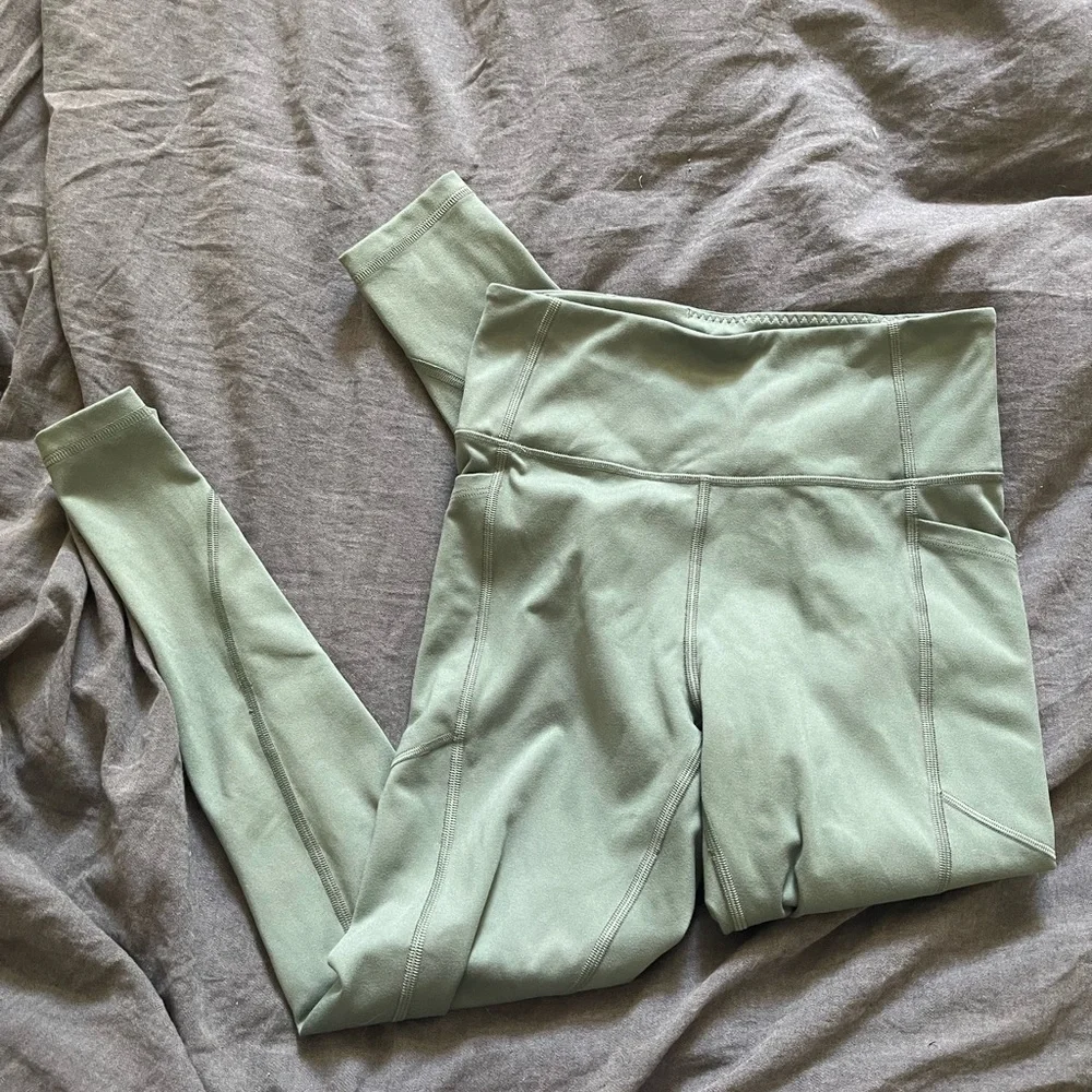VS Sea Green Leggings - Picture 1 of 11
